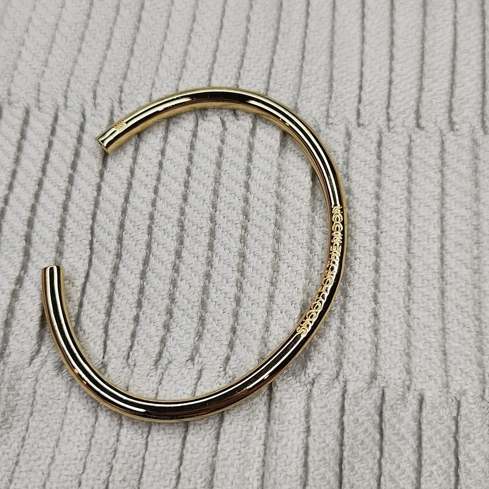 5 for $25! Stella Valle Shoot for the Moon Gold Tone Cuff Bracelet - Picture 3 of 5
